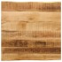 Tablero de mesa borde natural madera maciza mango 60x60x2,5