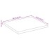 Tablero de mesa borde natural madera maciza mango 60x60x2,5