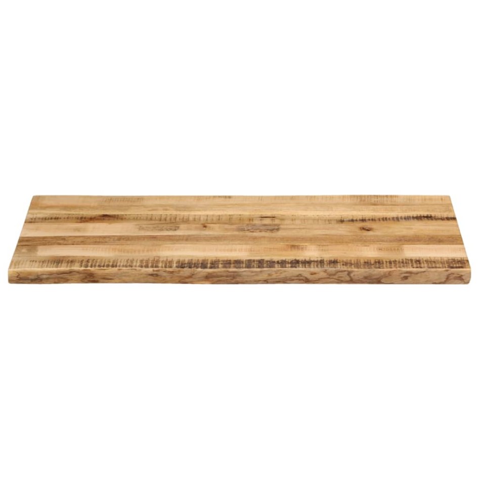 Tablero de mesa borde natural madera maciza mango 100x60x2,5