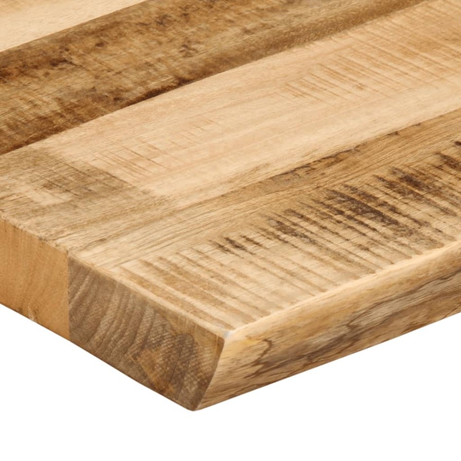 Tablero de mesa borde natural madera maciza mango 110x40x3,8