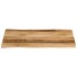 Tablero de mesa borde natural madera maciza mango 70x60x3,8