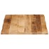 Tablero de mesa borde natural madera maciza mango 70x60x3,8