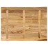 Tablero de mesa borde natural madera maciza mango 90x60x3,8
