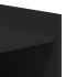 Mueble zapatero madera de ingeniería negro 74,5x37,5x100