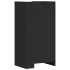 Mueble zapatero madera de ingeniería negro 52x37,5x100