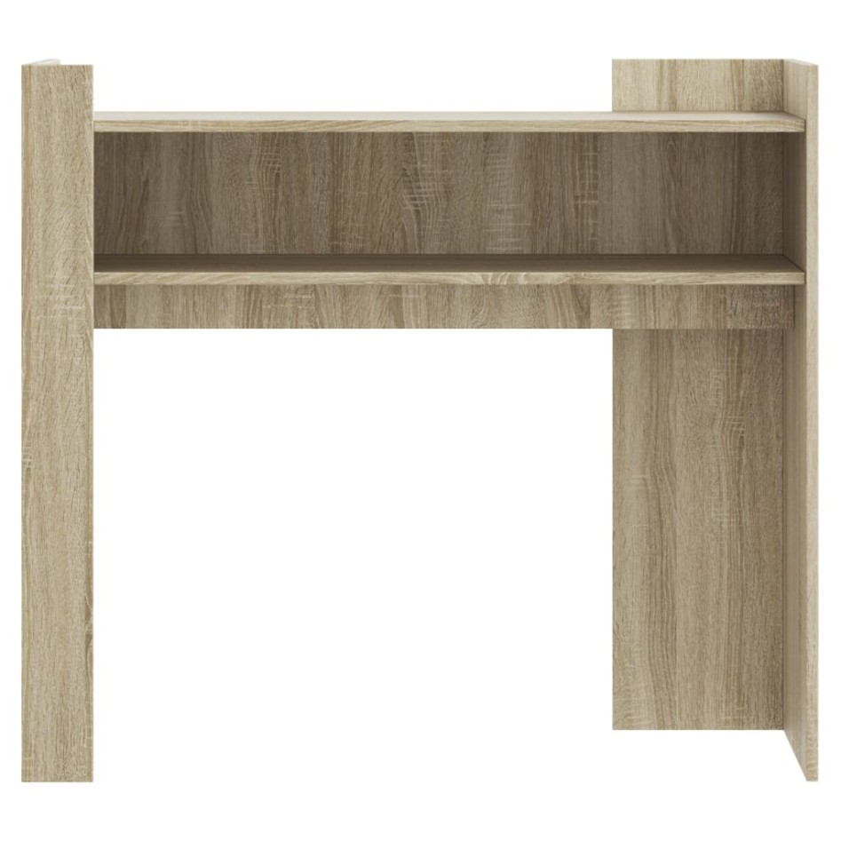 Mesa consola de madera de ingeniería roble Sonoma 100x35x90
