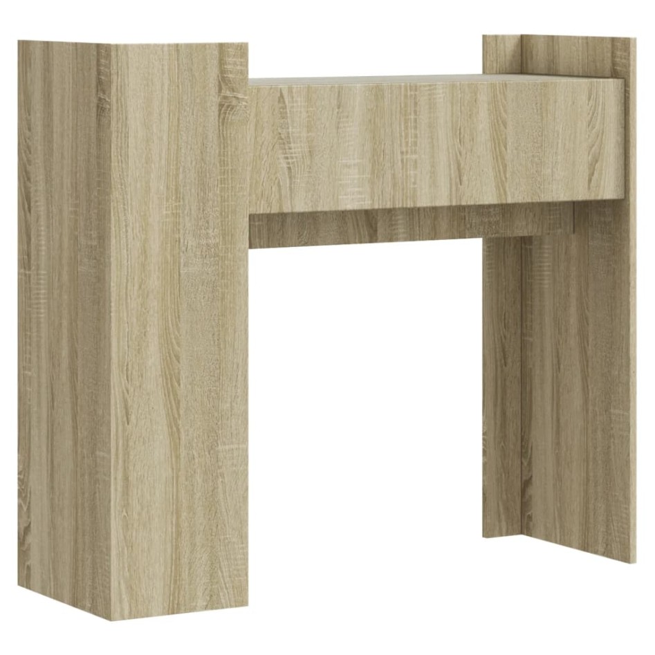 Mesa consola de madera de ingeniería roble Sonoma 100x35x90