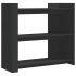 Mesa consola de madera de ingeniería negra 100x35x90