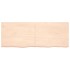 Estante de pared madera maciza roble sin tratar 160x60x(2-4)