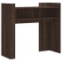Mesa consola de madera de ingeniería marrón roble 100x35x90
