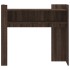 Mesa consola de madera de ingeniería marrón roble 100x35x90