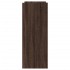 Mesa consola de madera de ingeniería marrón roble 100x35x90