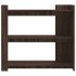 Mesa consola de madera de ingeniería marrón roble 100x35x90