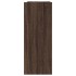 Mesa consola de madera de ingeniería marrón roble 100x35x90
