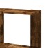 Estantería esquina 3 niveles madera roble ahumado 50x50x102