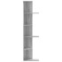 Estantería pared de esquina madera gris Sonoma 36,5x36,5x140