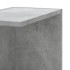 Estantería pared esquina madera gris hormigón 36,5x36,5x140