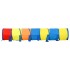 Túnel de juegos niños con 250 bolas poliéster multicolor 245