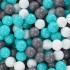 Túnel de juegos niños con 250 bolas poliéster multicolor 245