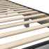 Estructura cama madera ingeniería metal gris Sonoma 90x200