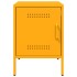 Mesitas de noche 2 uds acero amarillo mostaza 36x39x50,5