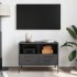 Mueble para TV acero negro 68x39x50,5