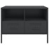 Mueble para TV acero negro 68x39x50,5