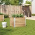 Jardinera de madera maciza de pino 80x60