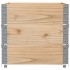 Jardinera de madera maciza de pino 80x60