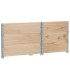 Jardinera de madera maciza de pino 80x60