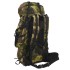Mochila de senderismo tela oxford verde camuflaje 60
