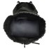 Mochila de senderismo tela oxford negro 100