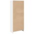 Estantería de madera de ingeniería blanca 57x28,5x141