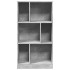 Estantería madera de ingeniería gris hormigón 57x28,5x107,5