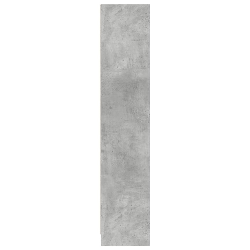 Estantería madera de ingeniería gris hormigón 57x28,5x107,5