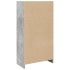 Estantería madera de ingeniería gris hormigón 57x28,5x107,5