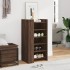 Mueble zapatero madera de ingenería marrón roble 52x37,5x100