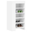 Mueble zapatero madera de ingeniería blanco 52x37,5x100 cm