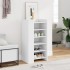 Mueble zapatero madera de ingeniería blanco 52x37,5x100