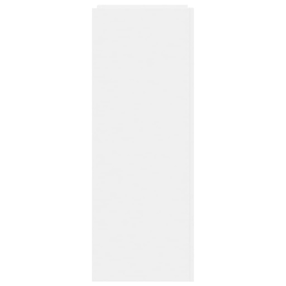 Mueble zapatero madera de ingeniería blanco 52x37,5x100