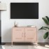 Mueble de TV acero rosa 68x39x50,5