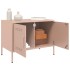 Mueble de TV acero rosa 68x39x50,5