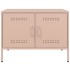 Mueble de TV acero rosa 68x39x50,5