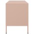 Mueble de TV acero rosa 68x39x50,5