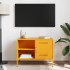 Mueble de TV de acero amarillo mostaza 68x39x50,5