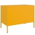 Mueble de TV de acero amarillo mostaza 68x39x50,5