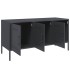 Mueble de TV de acero gris antracita 100,5x39x50,5