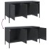 Mueble de TV de acero gris antracita 100,5x39x50,5