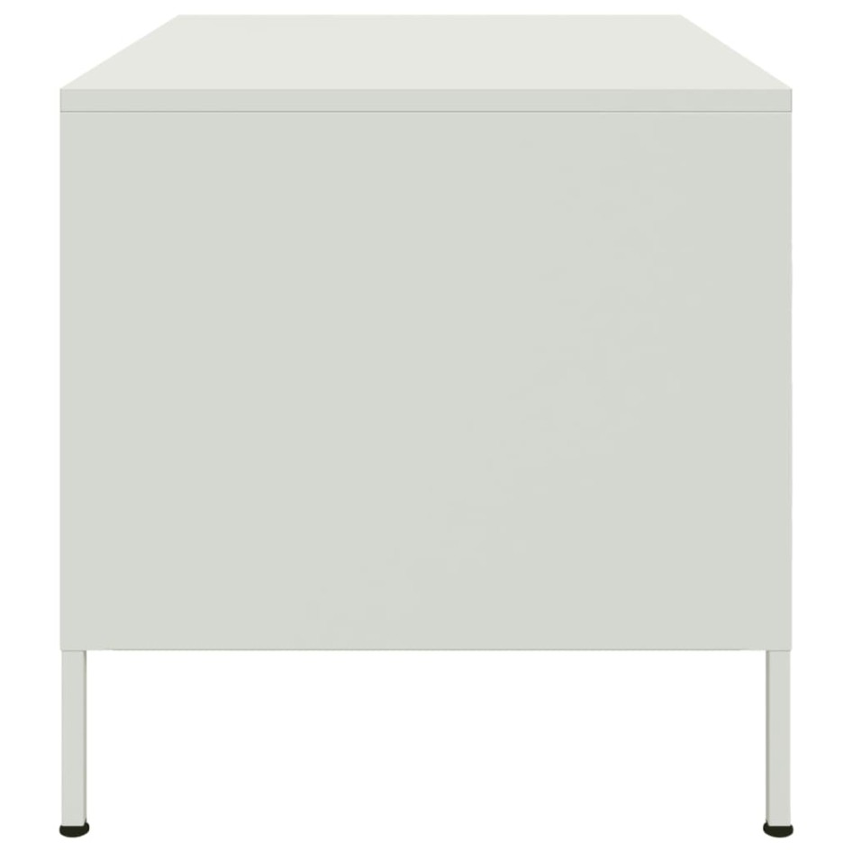Mesa de centro acero blanco 68x50x50,5