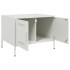 Mesa de centro acero blanco 68x50x50,5